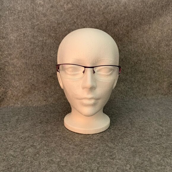 Cogan YC2132 VIO Purple Gold Half Rim Optical/Prescription Eyeglasses Frame - Picture 5 of 14